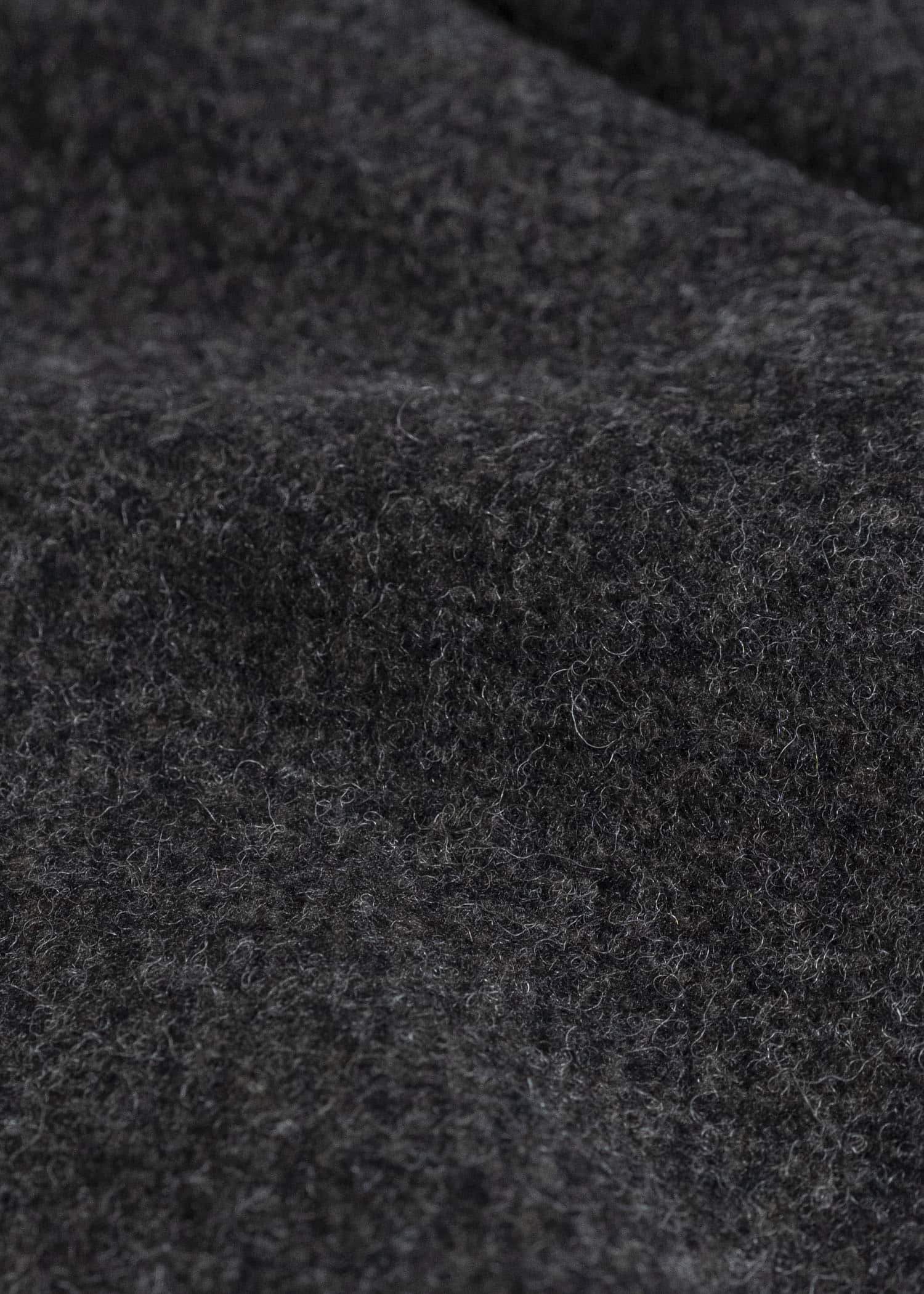 amachi. AY19B-2109 Covered Short Coat Chacoal Black