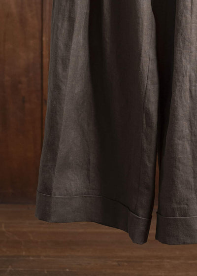 ZIGGY CHEN 0M2520507 CROPPED TROUSERS 15-SIENNA