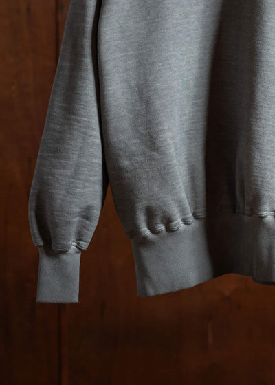 Taiga Takahashi Sweat Shirt Lot. 603  Charcoal Dyed Gray