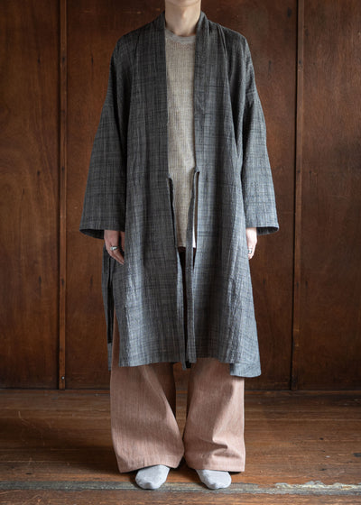 JAN-JAN VAN ESSCHE KNIT#62LOOSE FIT TANK TOP LINEN COTTON YARN BEIGE