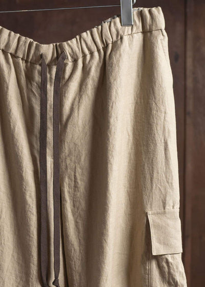 ZIGGY CHEN 0W2520509 DRAWSTRING CARGOS 13-BURLY WOOD