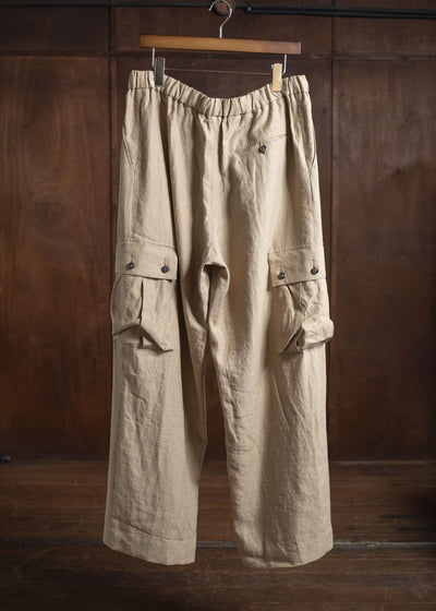 ZIGGY CHEN 0W2520509 DRAWSTRING CARGOS 13-BURLY WOOD