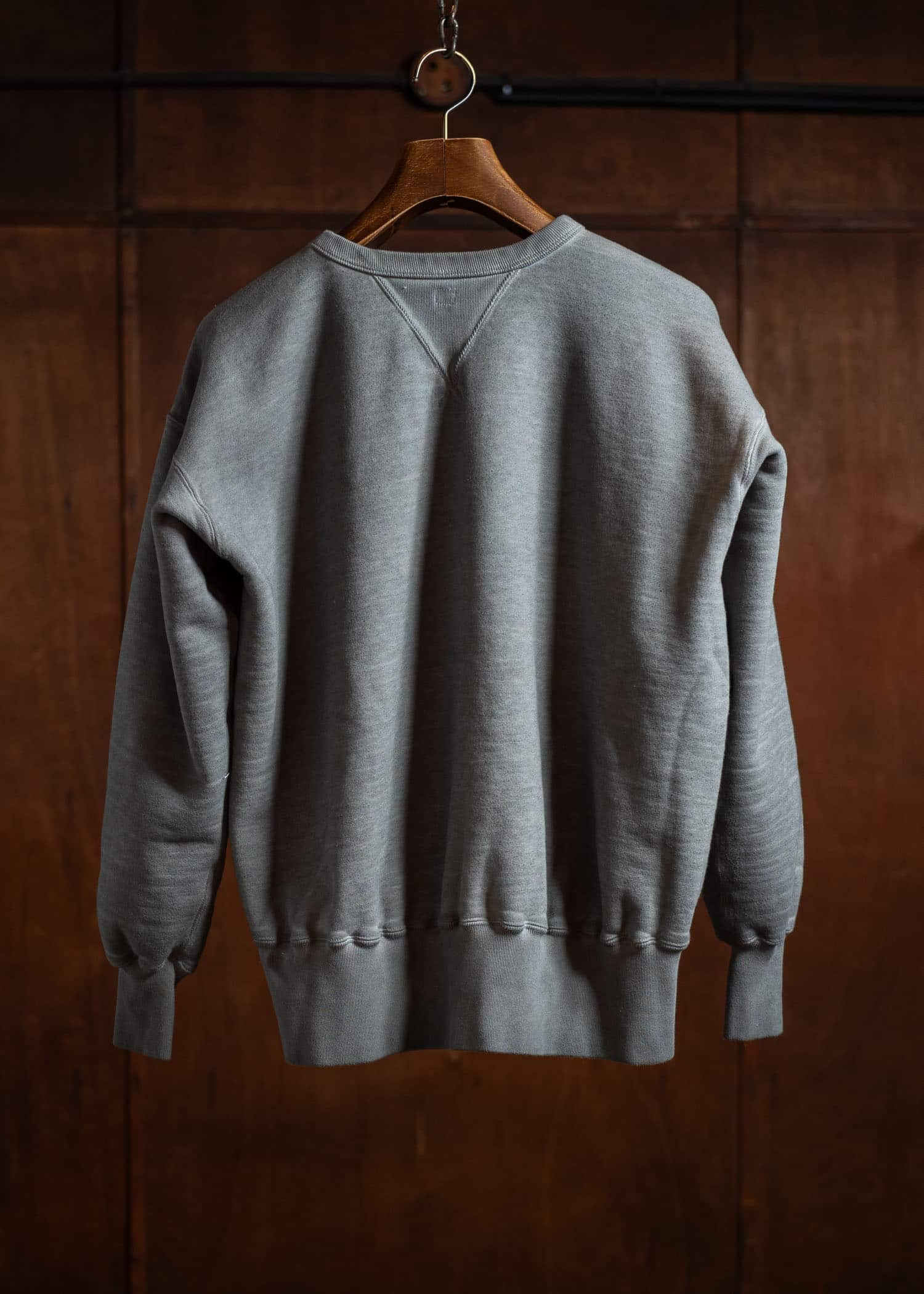 Taiga Takahashi Sweat Shirt Lot. 603  Charcoal Dyed Gray