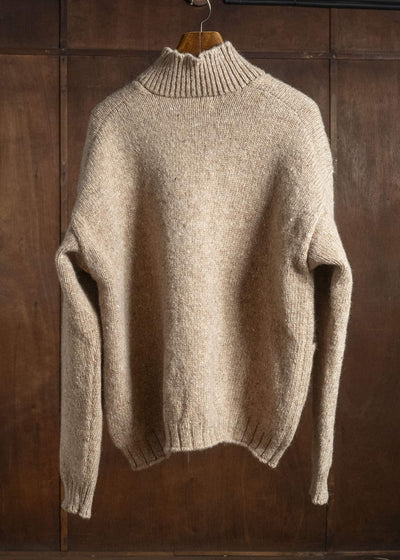 MARK.S MS0083 HAND KNIT CARDIGAN BEIGE