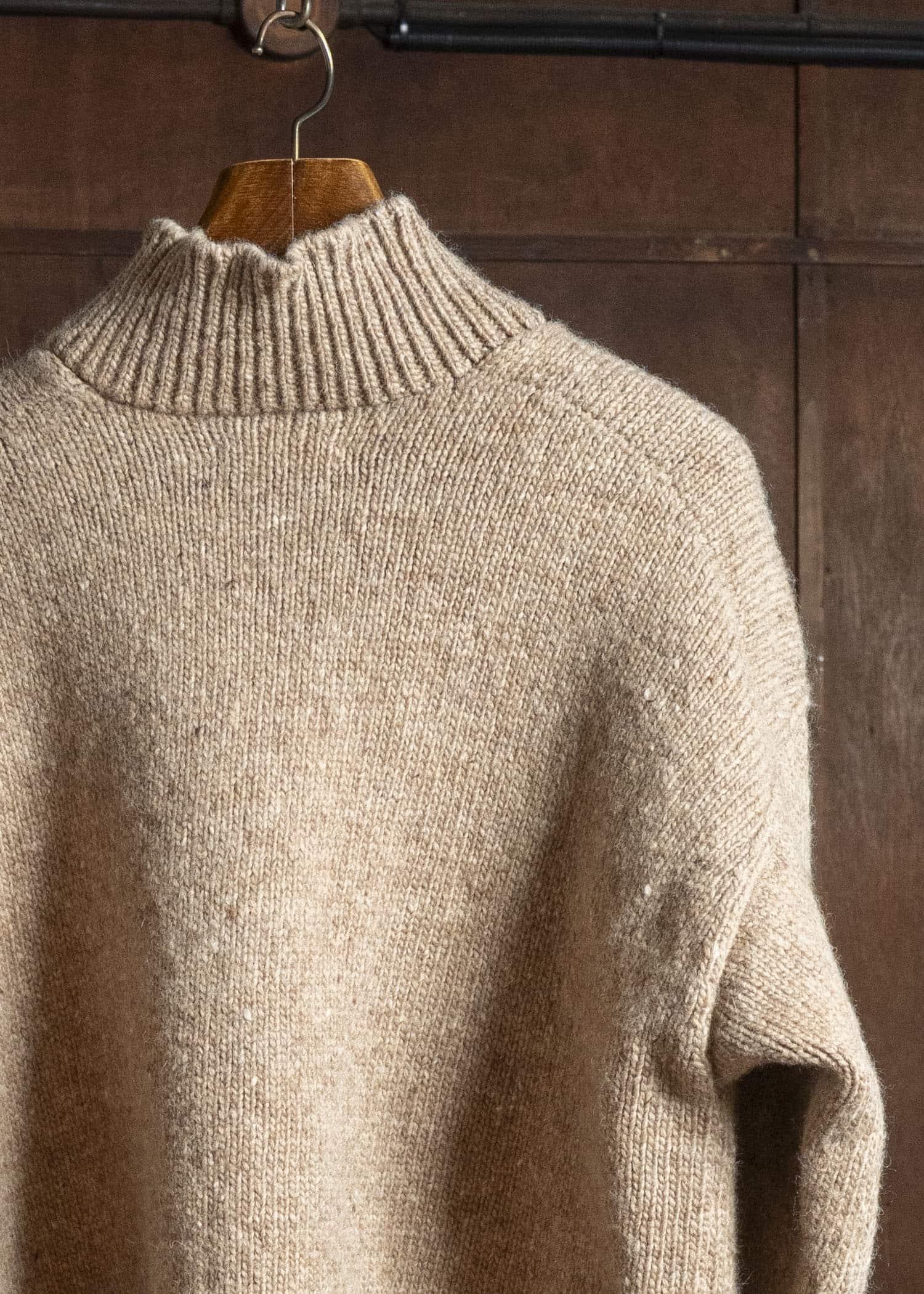 MARK.S MS0083 HAND KNIT CARDIGAN BEIGE