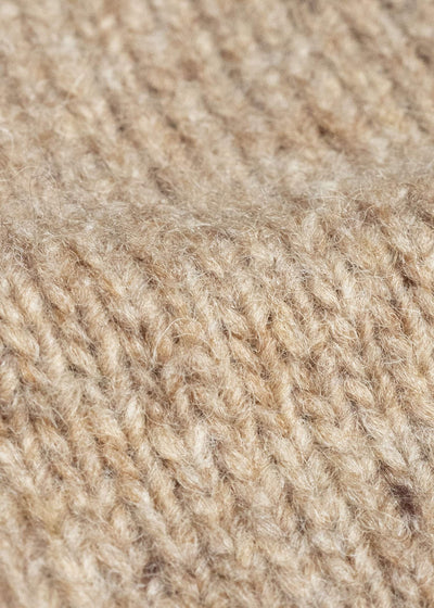 MARK.S MS0083 HAND KNIT CARDIGAN BEIGE