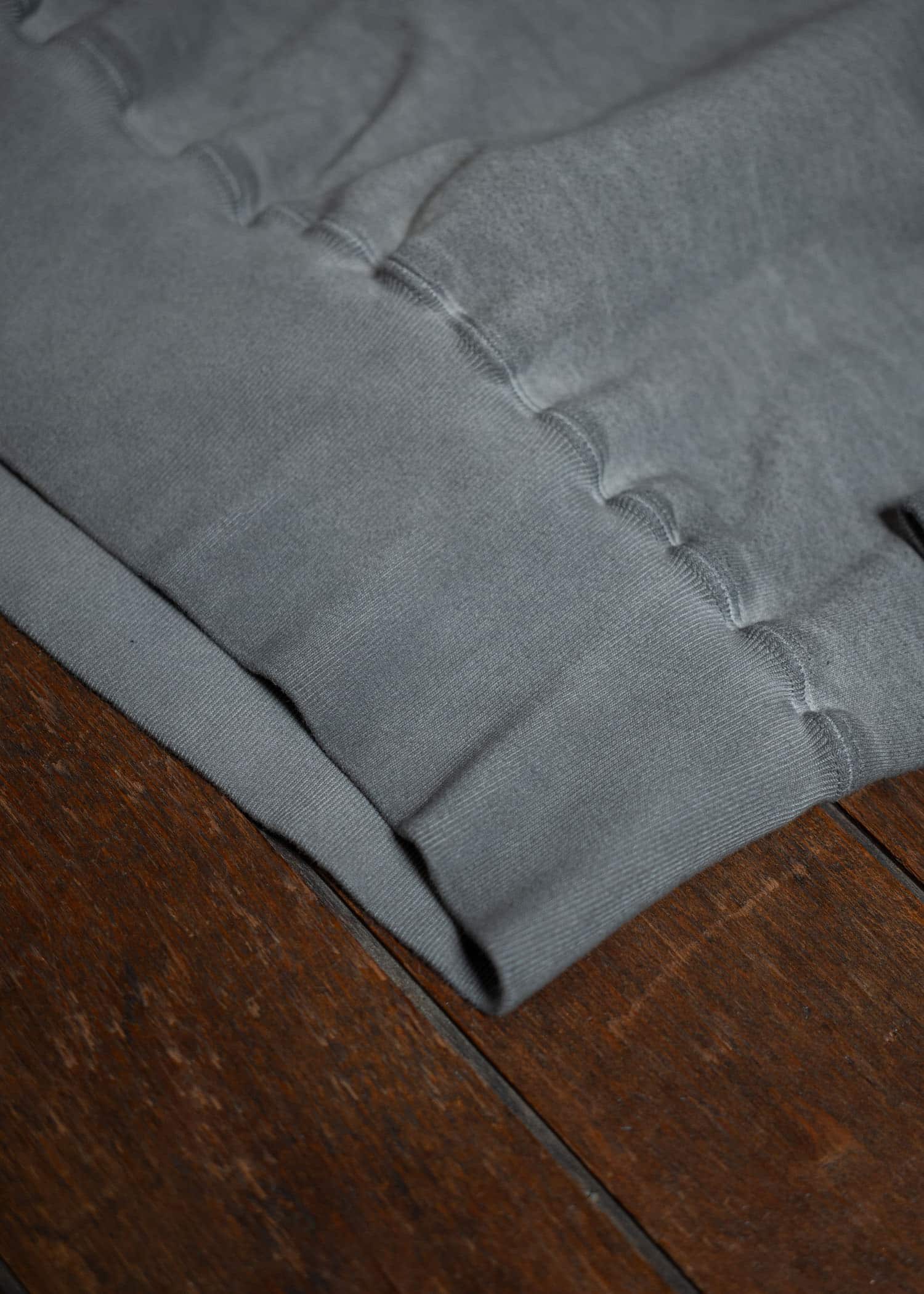 Taiga Takahashi Sweat Shirt Lot. 603  Charcoal Dyed Gray