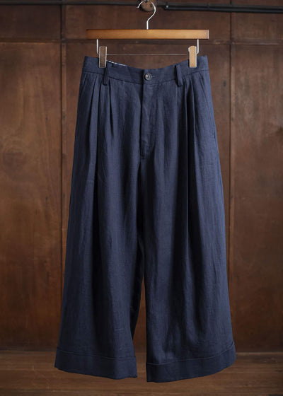 ZIGGY CHEN 0M2520514 CROPPED TROUSERS 24-INDIGO