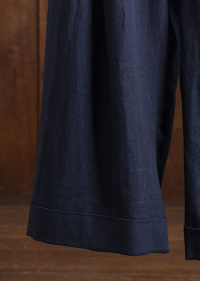 ZIGGY CHEN 0M2520514 CROPPED TROUSERS 24-INDIGO