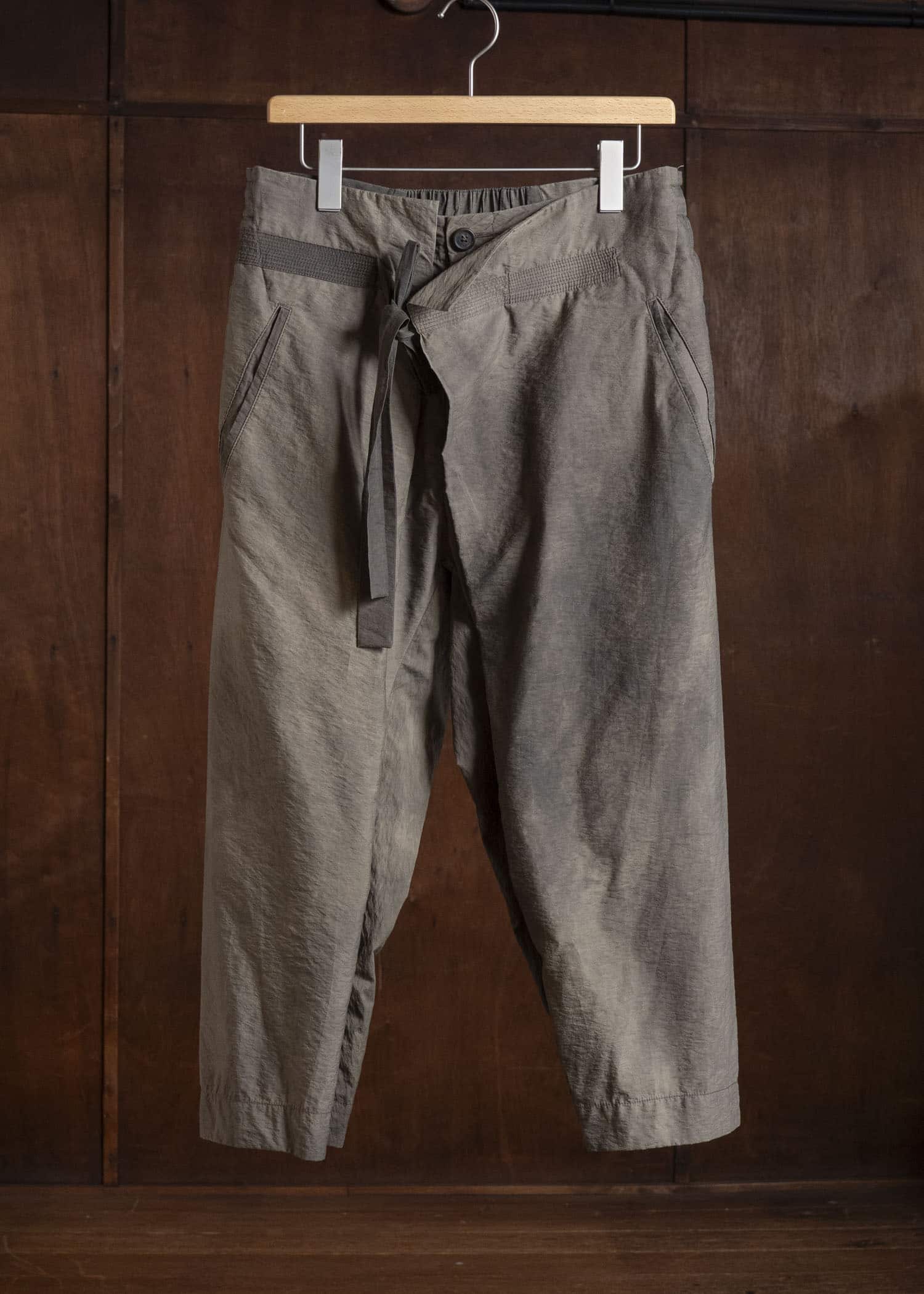 ZIGGY CHEN 20SS Belted Wrap Trousers