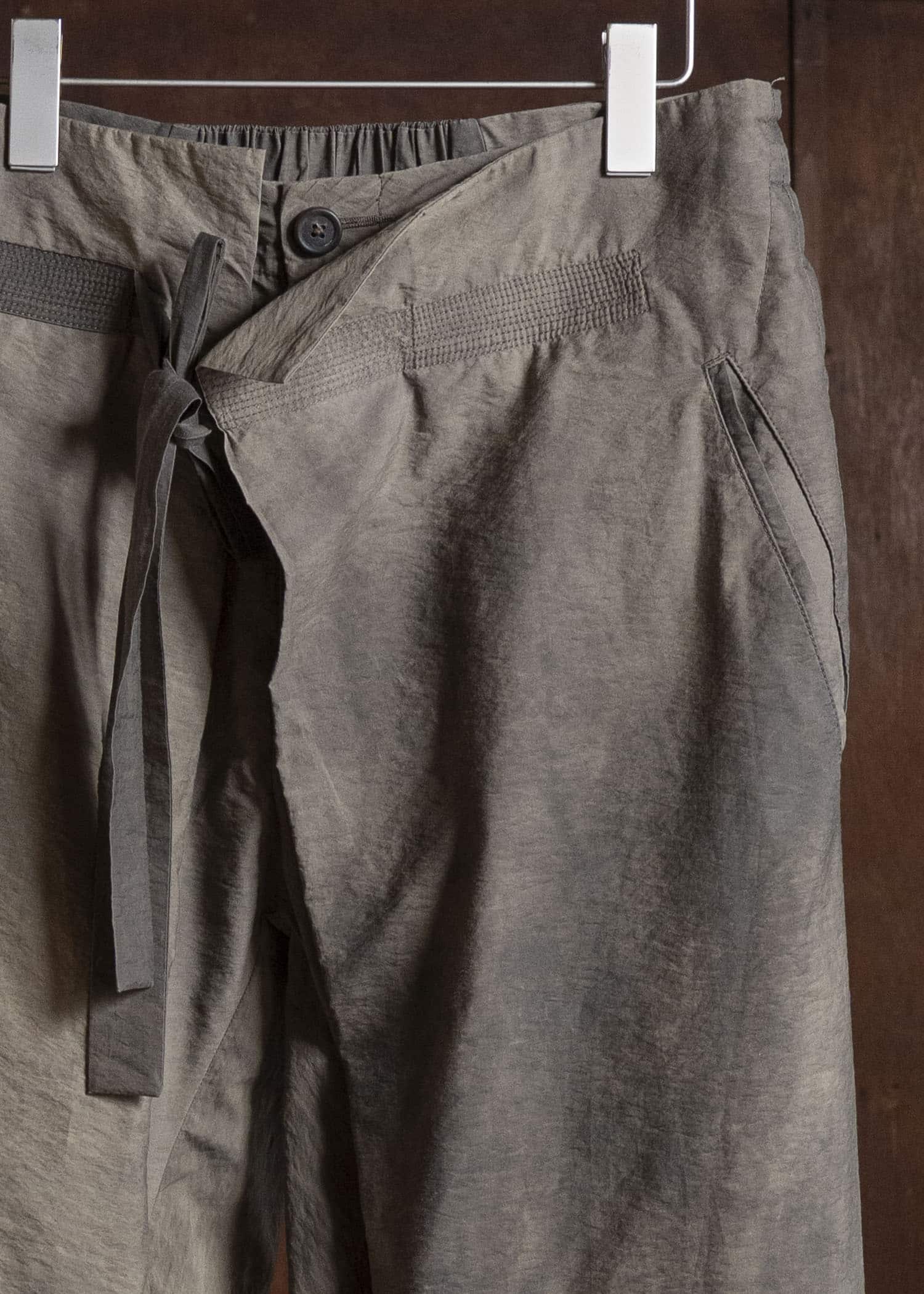 ZIGGY CHEN 20SS Belted Wrap Trousers