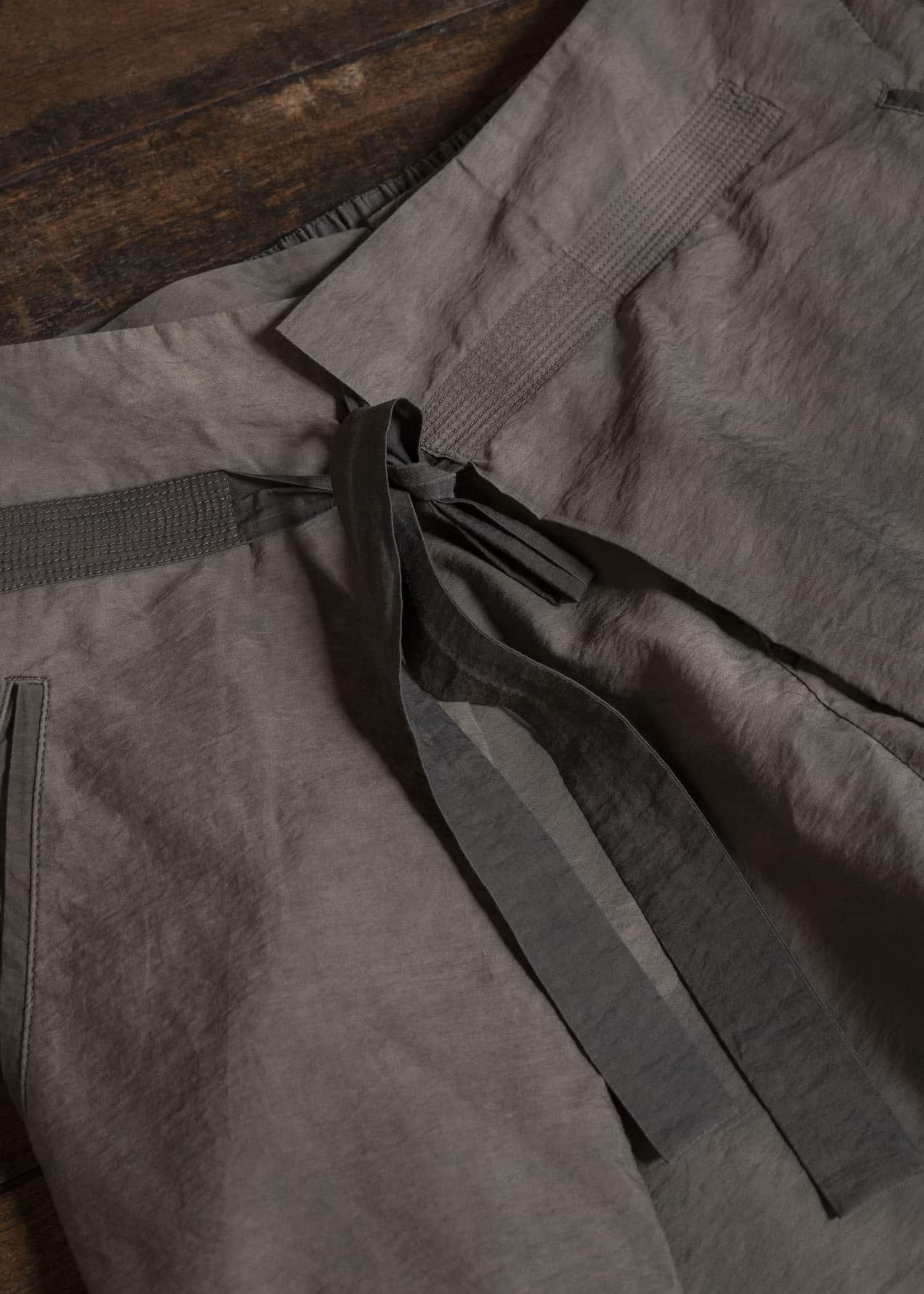 ZIGGY CHEN 20SS Belted Wrap Trousers