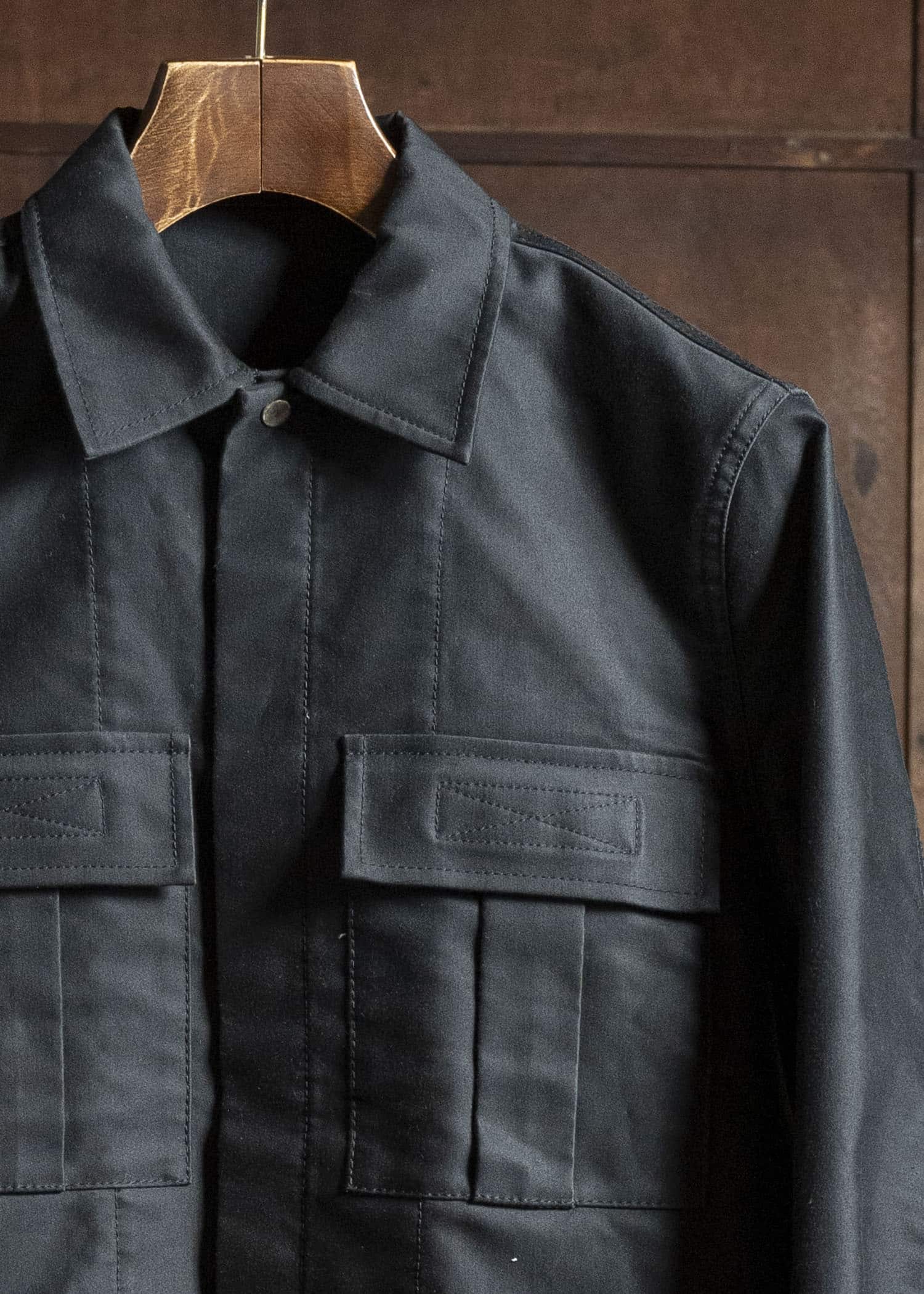 JIL SANDER Moleskin Cotton Work Jacket