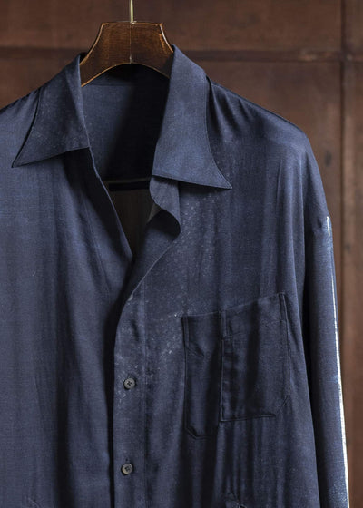 ZIGGY CHEN 0M2520712 OVERSIZED SHIRT 24-DARK BLUE