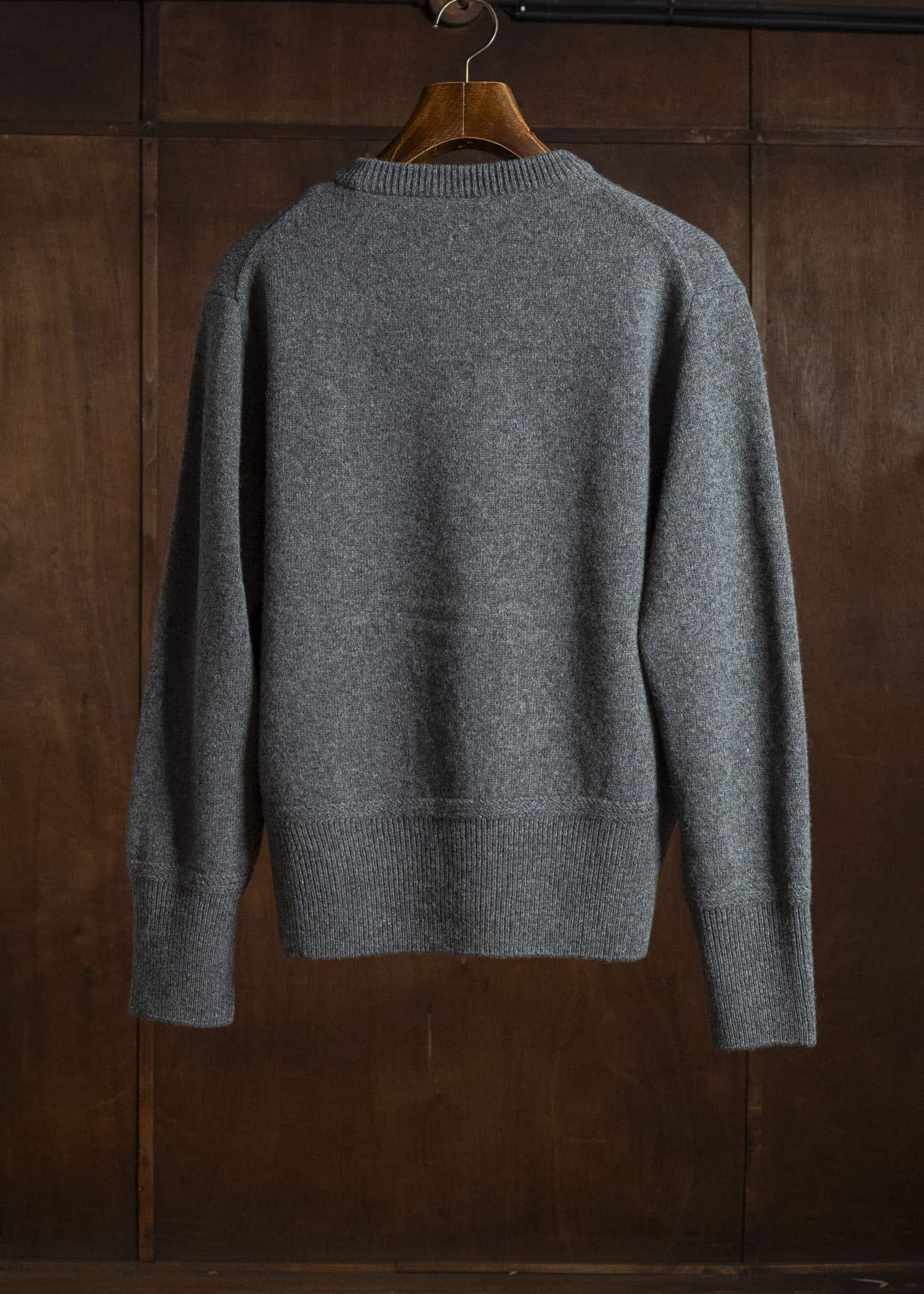 Taiga Takahashi Lot.507-Gray Athletic Crewneck Sweater Gray