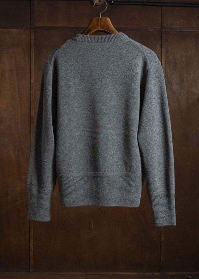 Taiga Takahashi Lot.507-Gray Athletic Crewneck Sweater Gray