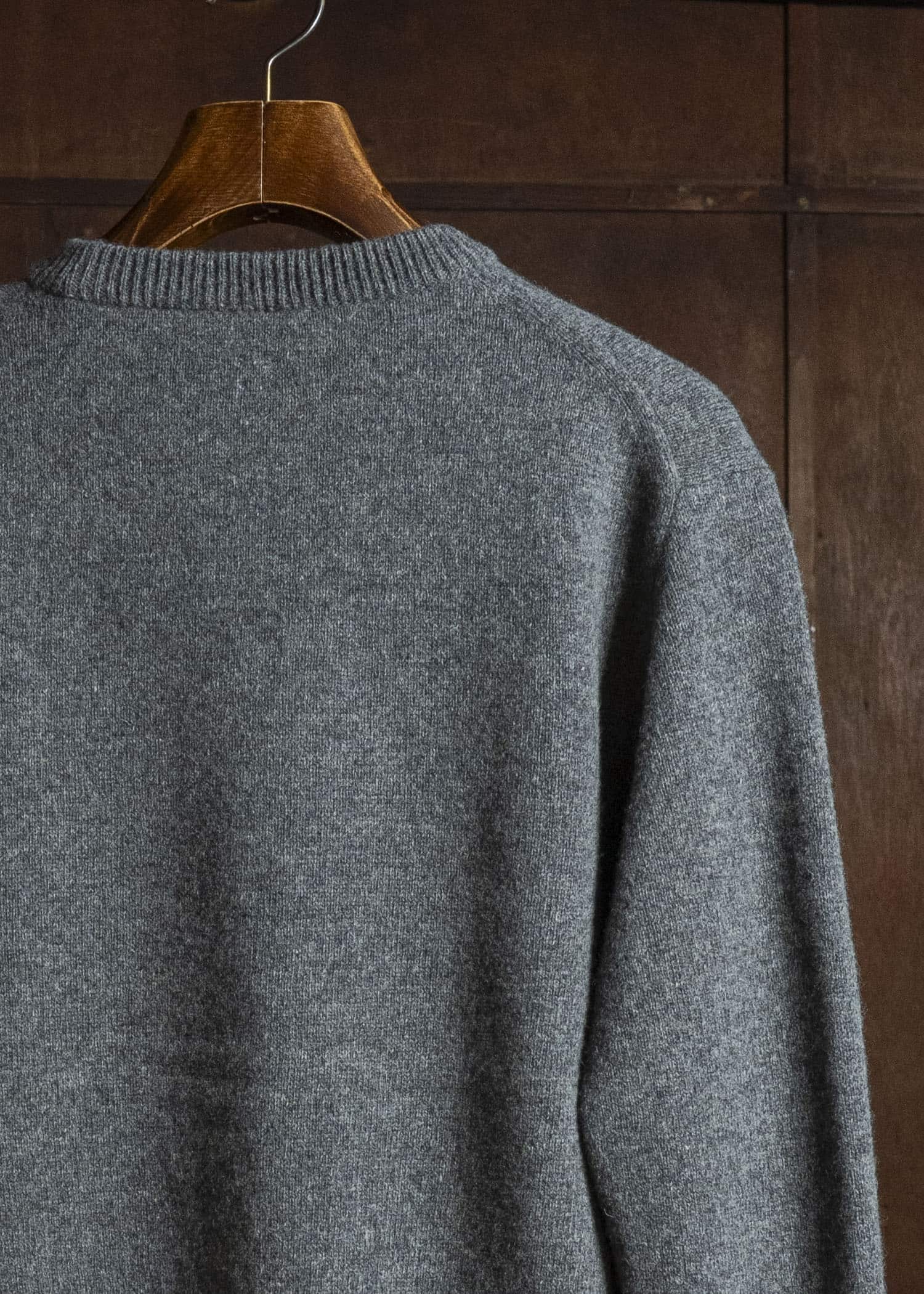 Taiga Takahashi Lot.507-Gray Athletic Crewneck Sweater Gray
