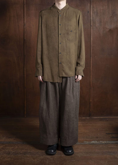 ZIGGY CHEN 0M2520507 CROPPED TROUSERS 15-SIENNA