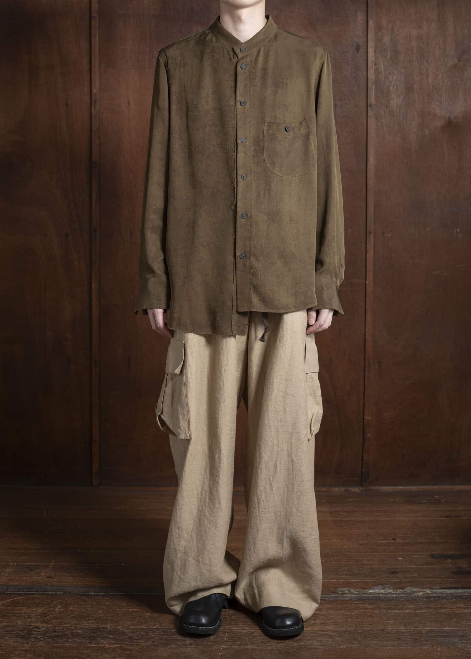 ZIGGY CHEN 0W2520509 DRAWSTRING CARGOS 13-BURLY WOOD