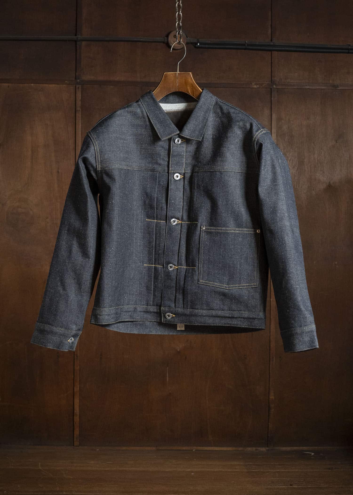 Taiga Takahashi Lot.703-Raw Indigo Denim Jacket Blanket Lining C.1920’S Raw Indigo