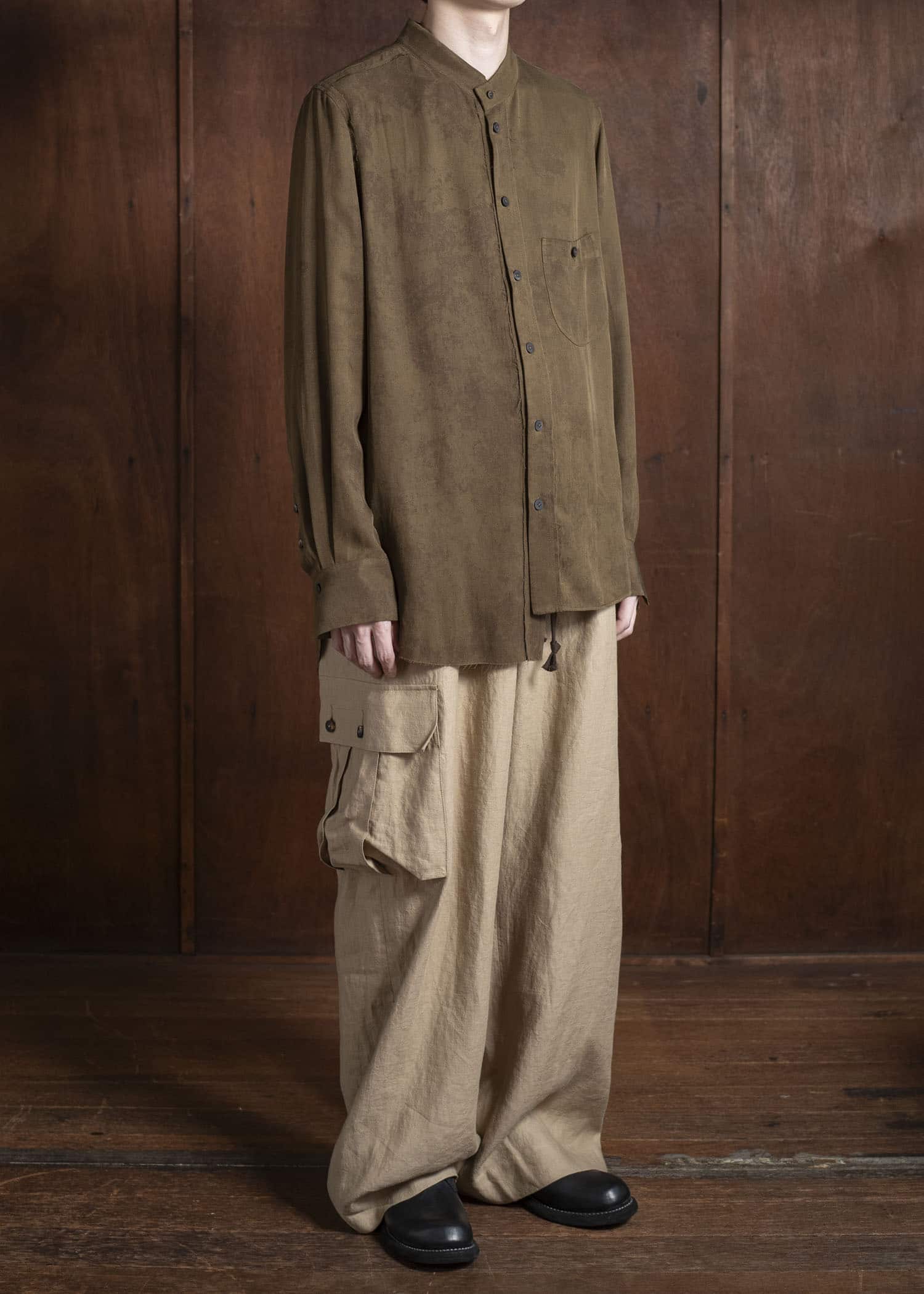 ZIGGY CHEN 0W2520509 DRAWSTRING CARGOS 13-BURLY WOOD