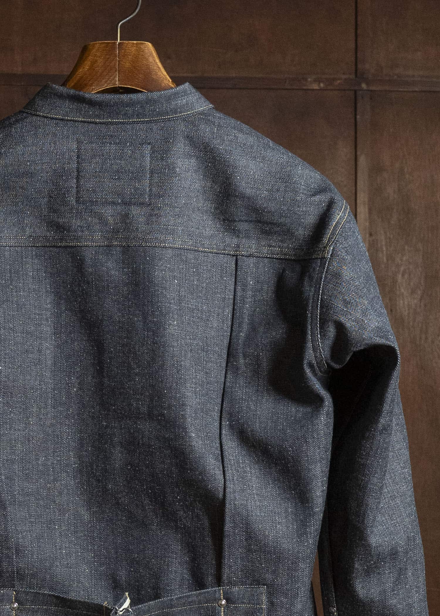 Taiga Takahashi Lot.703-Raw Indigo Denim Jacket Blanket Lining C.1920’S Raw Indigo
