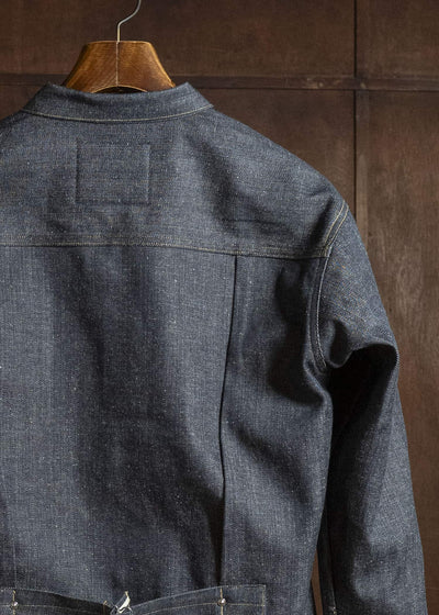 Taiga Takahashi Lot.703-Raw Indigo Denim Jacket Blanket Lining C.1920’S Raw Indigo