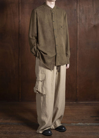 ZIGGY CHEN 0W2520509 DRAWSTRING CARGOS 13-BURLY WOOD