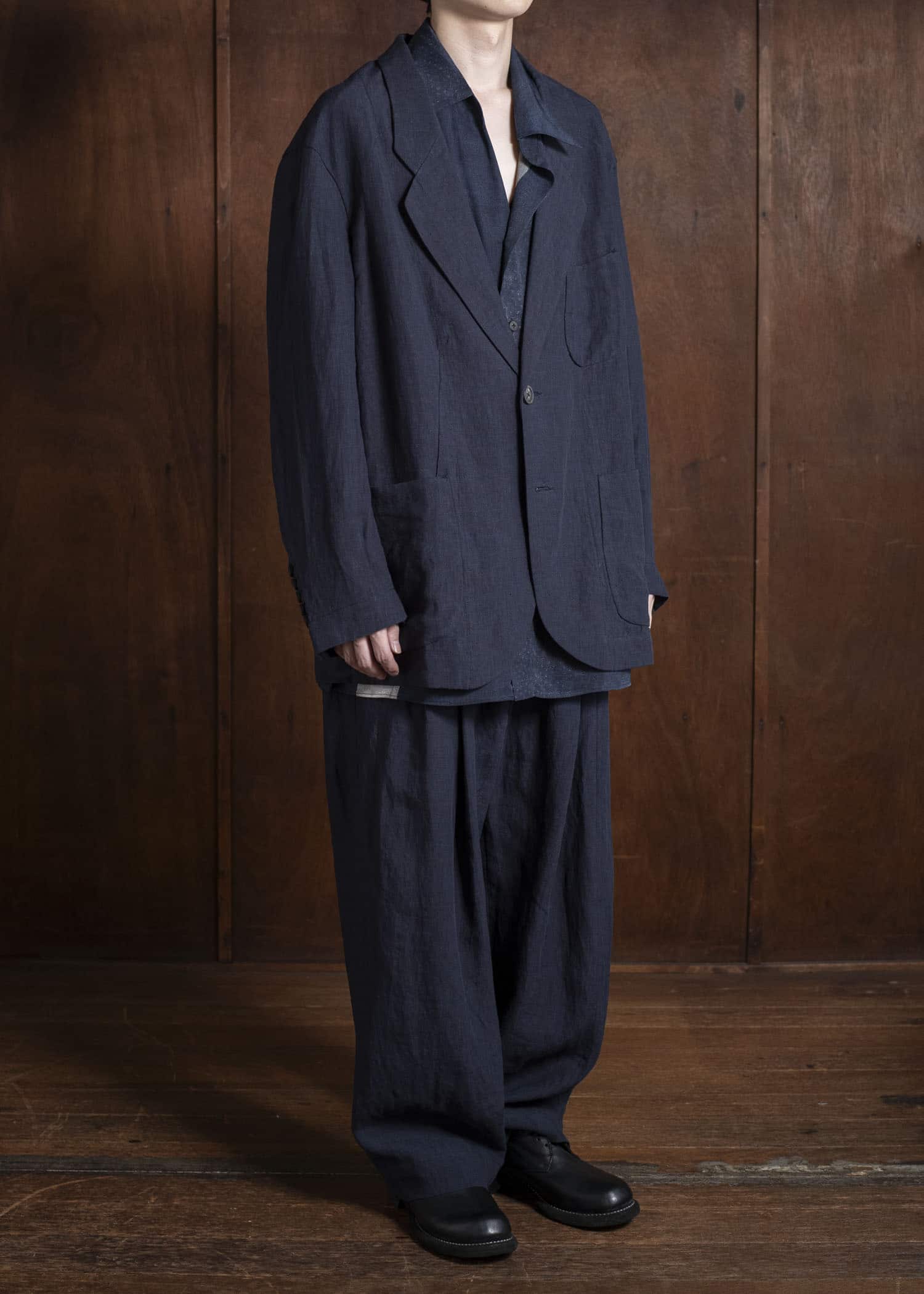 ZIGGY CHEN 0M2520906 2 BUTTON BLAZER 25-MIDNIGHT BLUE