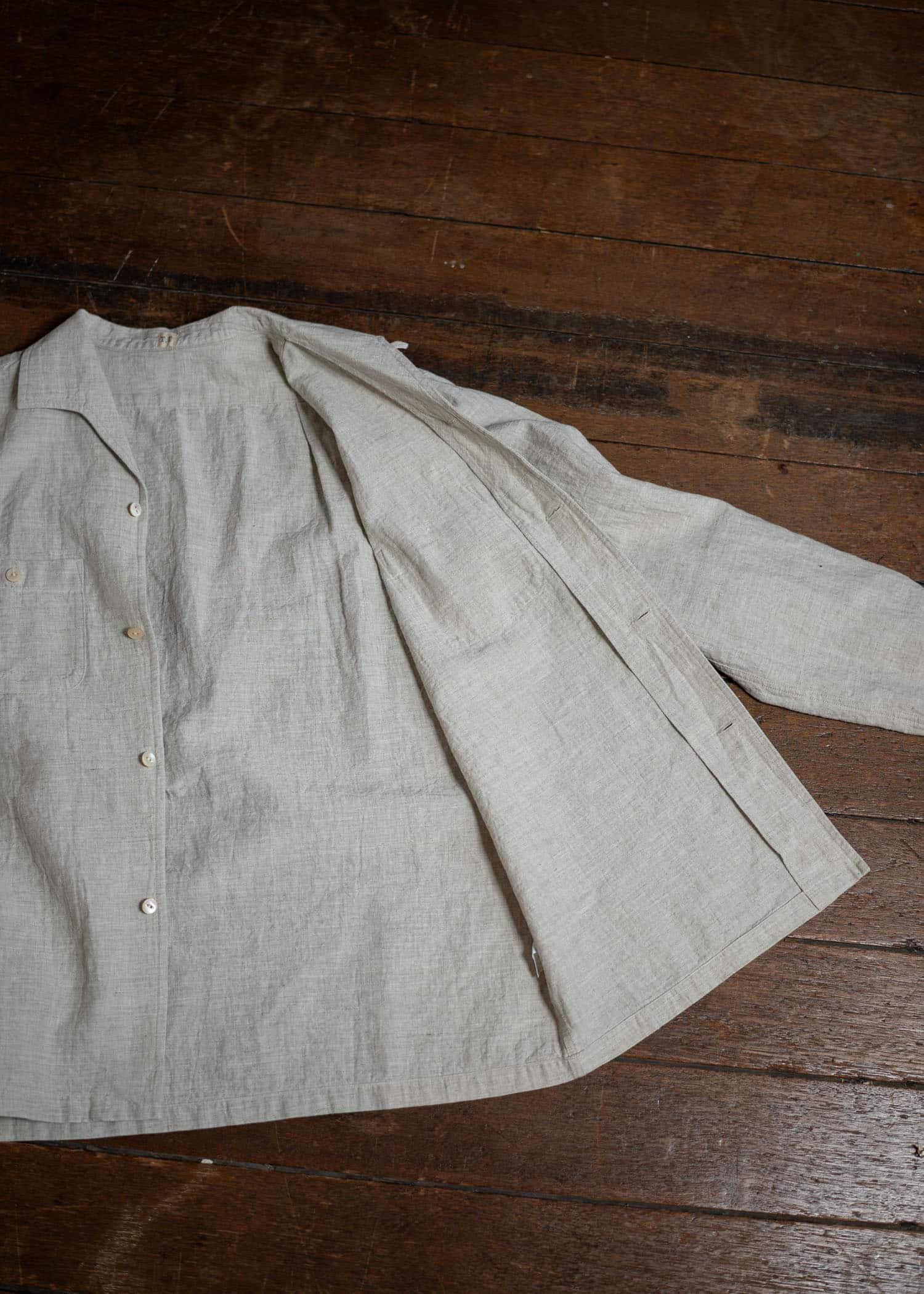 Taiga Takahashi SIR GUY SHIRT Lot.102 Ivory