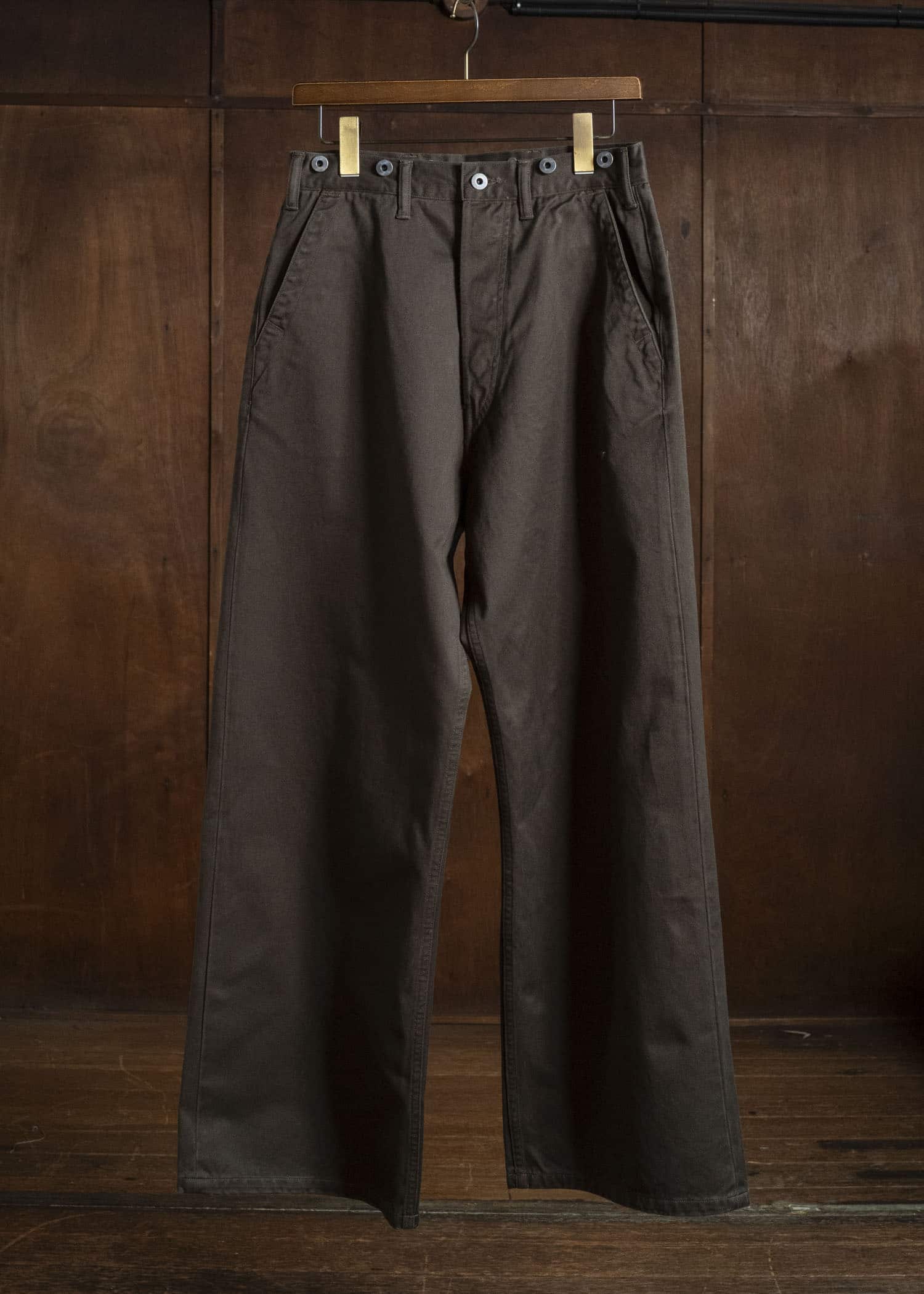 Taiga Takahashi Lot.204-Dark Brown Engineer Trousers Dark Brown