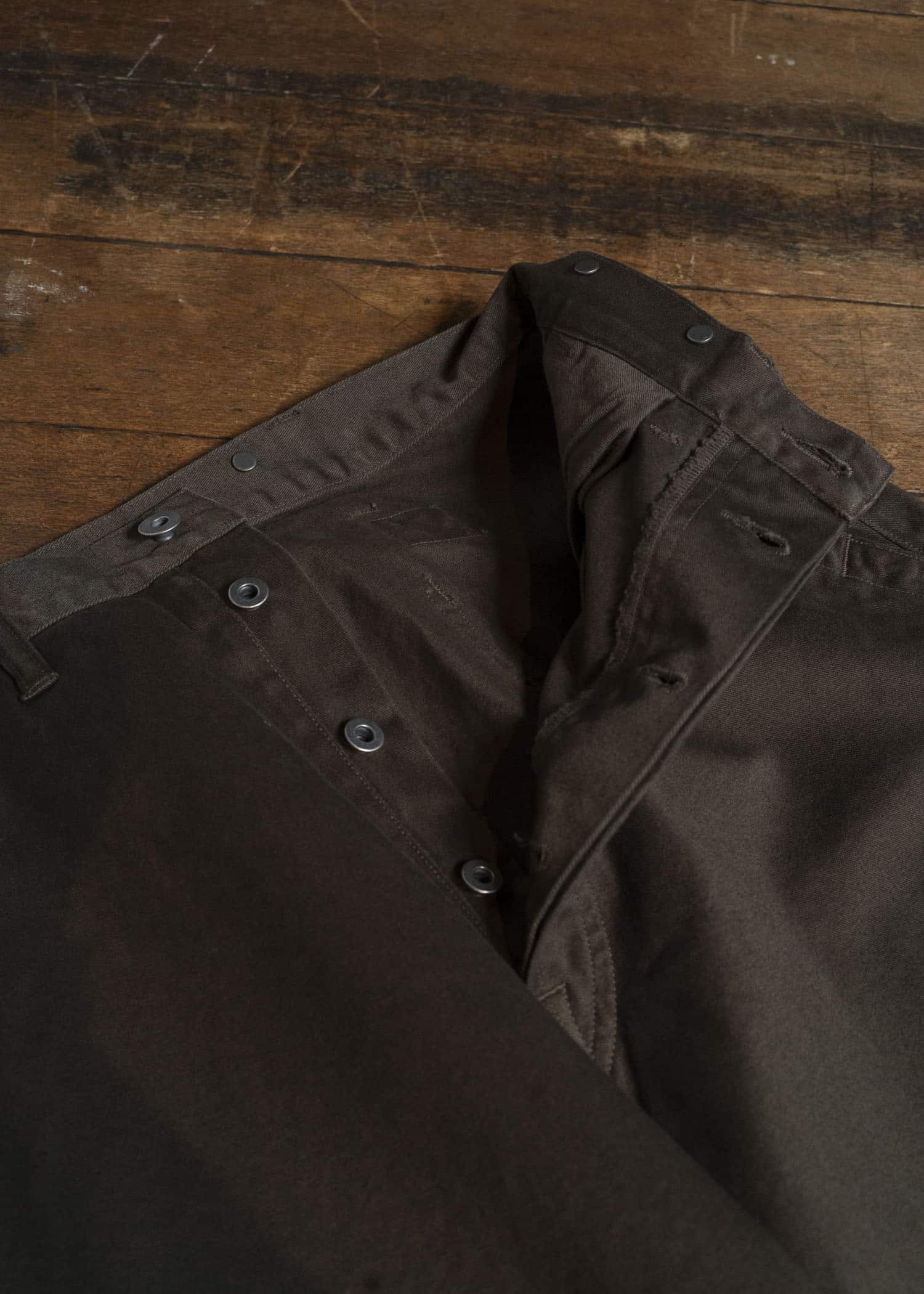 Taiga Takahashi Lot.204-Dark Brown Engineer Trousers Dark Brown