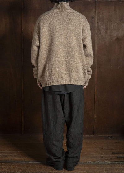 MARK.S MS0083 HAND KNIT CARDIGAN BEIGE