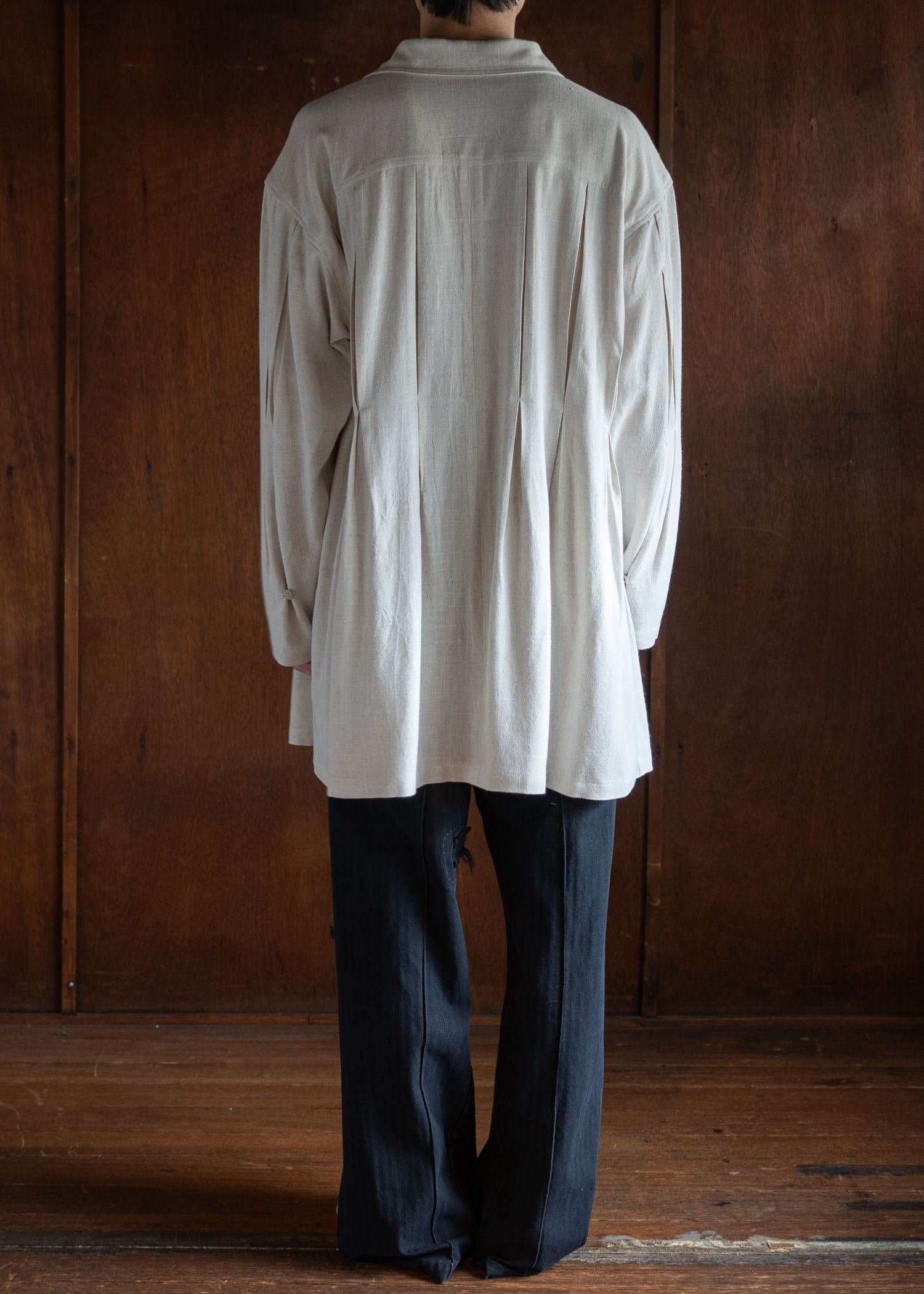 Professor.E Pleated Long Shirt