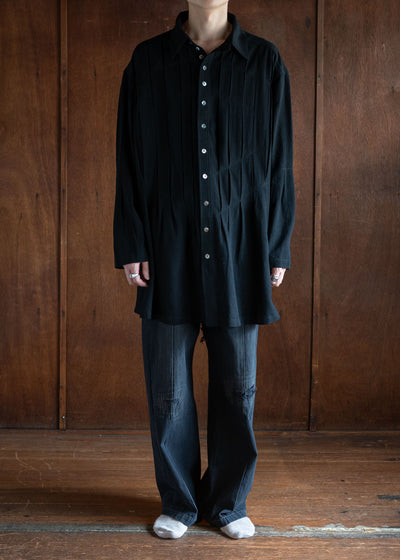 Professor.E Pleated Long Shirt