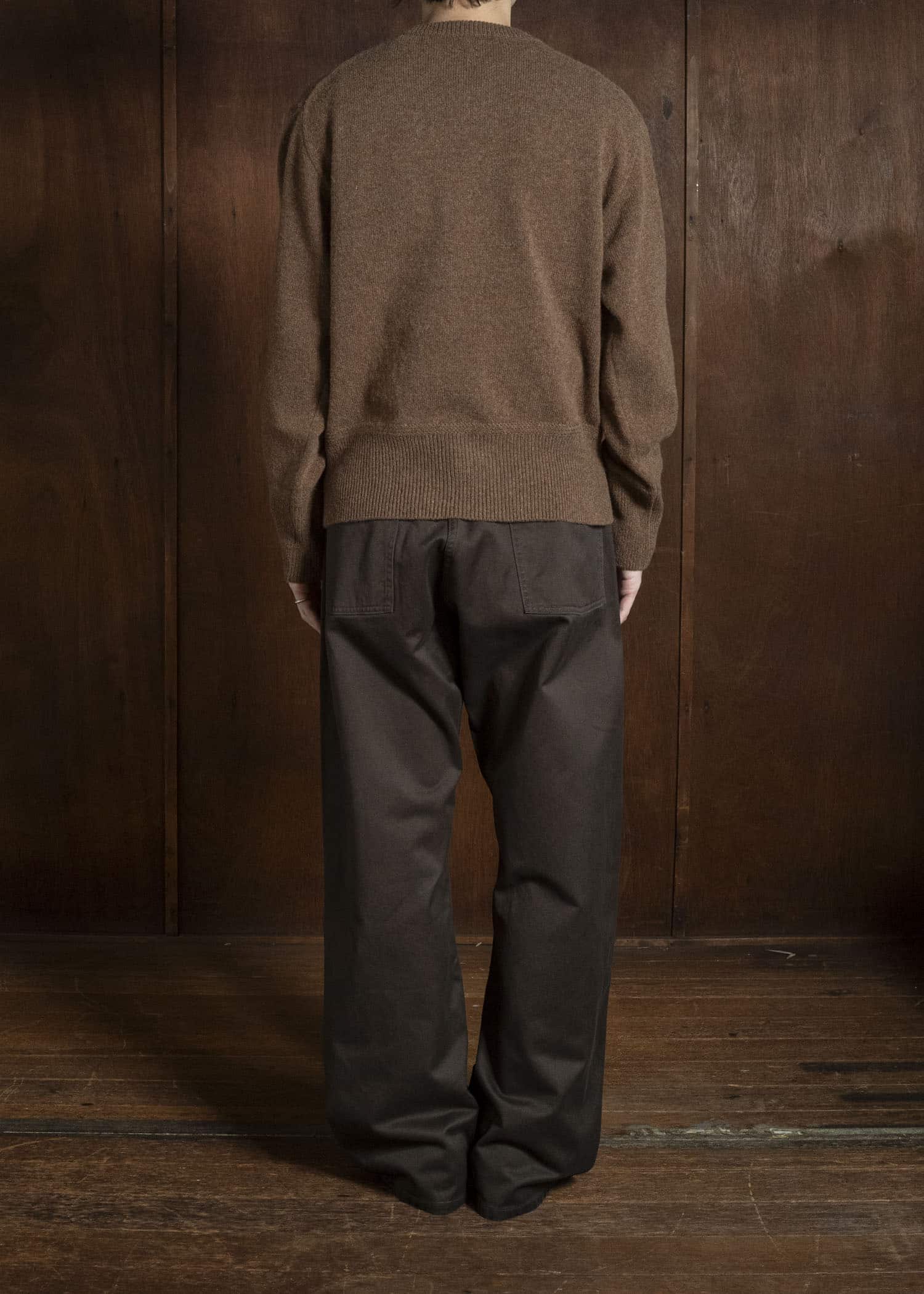 Taiga Takahashi Lot.223-Mud Dyed Brown British Work Trousers Mud Dyed Brown