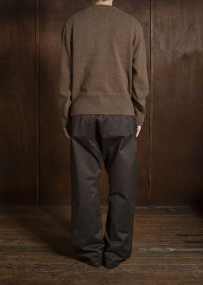 Taiga Takahashi Lot.223-Mud Dyed Brown British Work Trousers Mud Dyed Brown