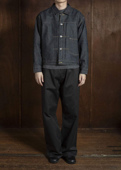 Taiga Takahashi Lot.703-Raw Indigo Denim Jacket Blanket Lining C.1920’S Raw Indigo