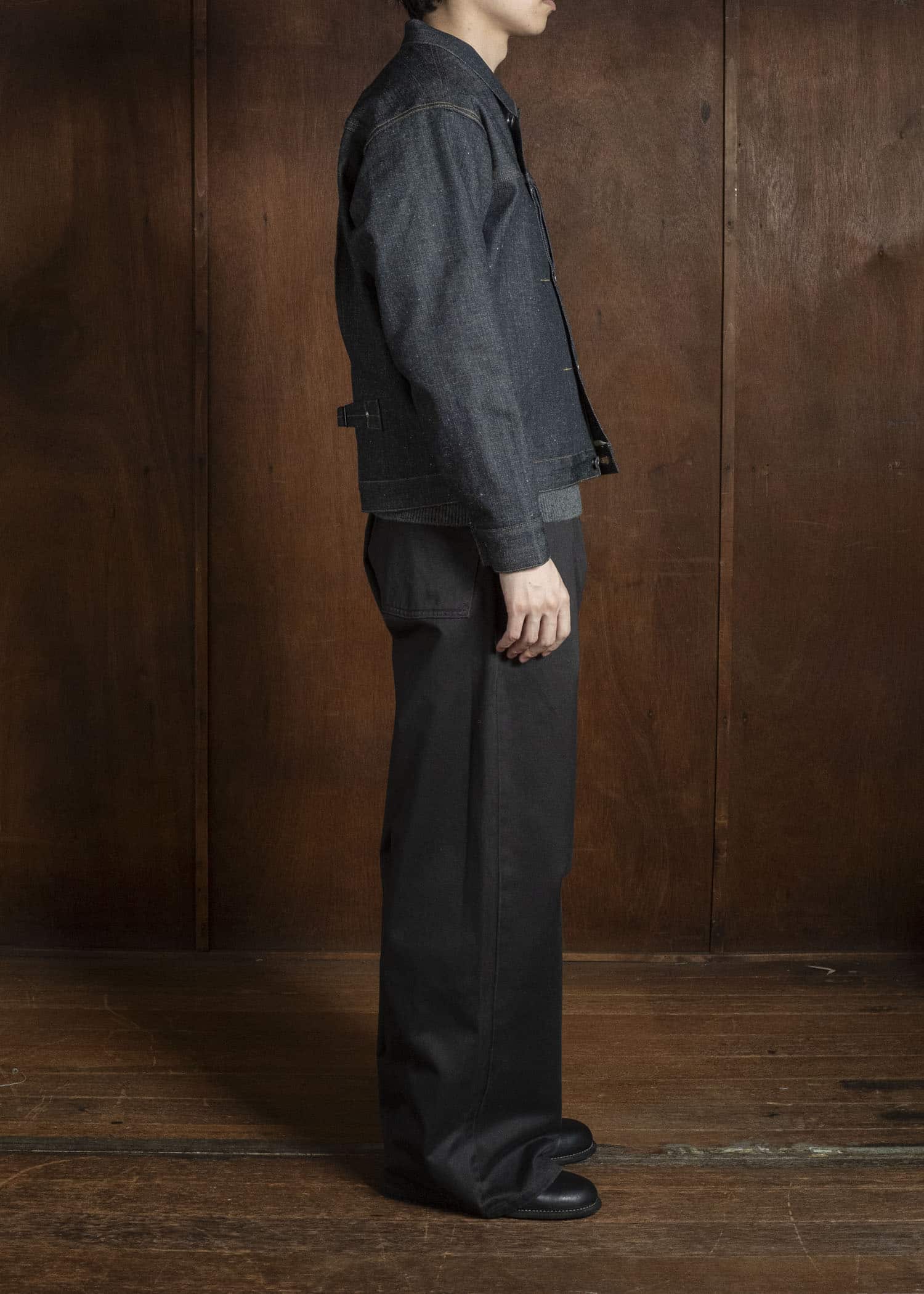 Taiga Takahashi Lot.703-Raw Indigo Denim Jacket Blanket Lining C.1920’S Raw Indigo