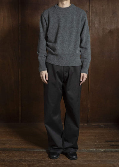 Taiga Takahashi Lot.507-Gray Athletic Crewneck Sweater Gray