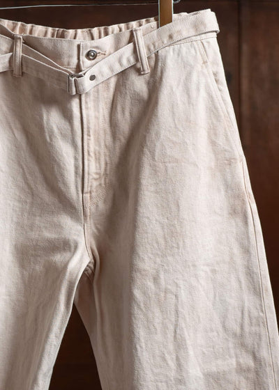 YOKO SAKAMOTO Belted TrousersYS-25SS-18-CHESTNUT