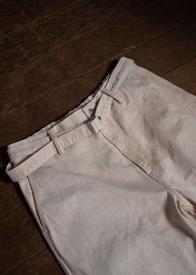 YOKO SAKAMOTO Belted TrousersYS-25SS-18-CHESTNUT