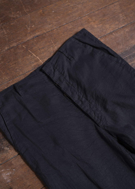 Geoffrey B. Small SILK LINEN CLASSIC TROUSERS