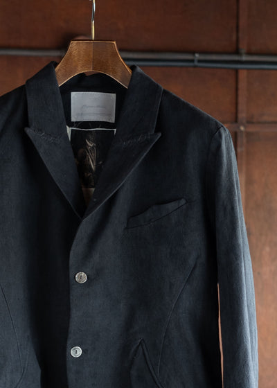 Professor.EE Blazer Natural Dyed Black