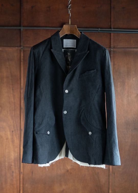 Professor.E E Blazer Natural Dyed Black