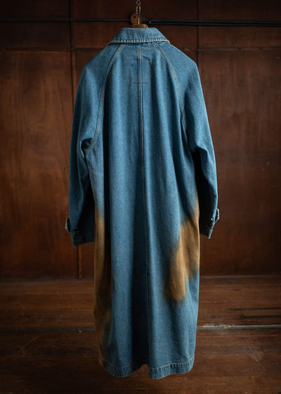 UMA WANG UM8530 Carlo Coat Blue/Brown