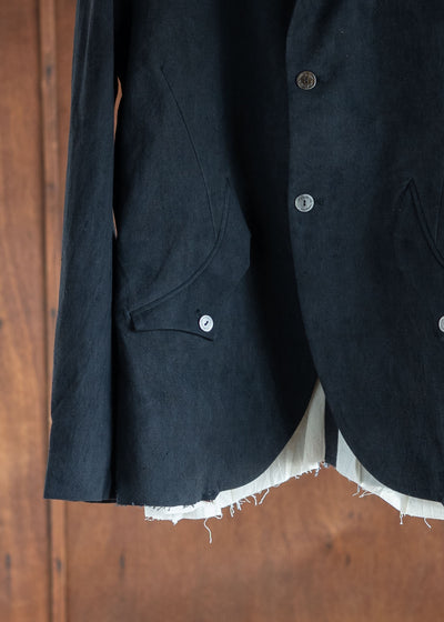 Professor.EE Blazer Natural Dyed Black