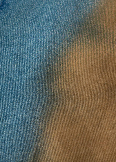 UMA WANG UM8530 Carlo Coat Blue/Brown