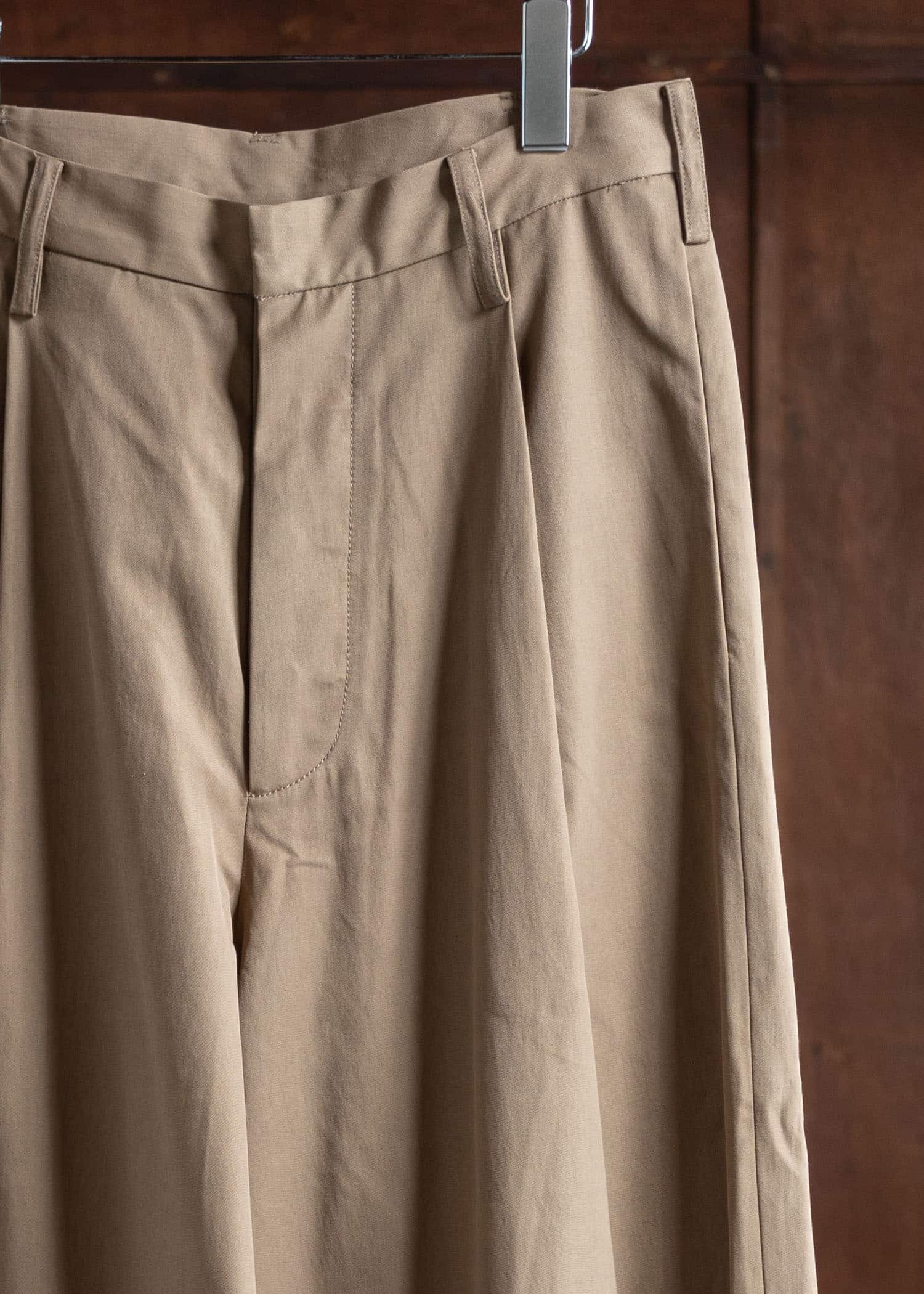 UMA WANG UM3516 Polky Pants Tan レーヨン