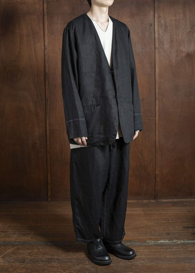 ZIIIN CARDIGAN JACKET  BLACK